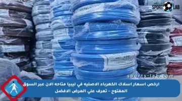 أرخص أسعار أسلاك الكهرباء الأصلية في ليبيا متاحة الآن عبر السوق المفتوح – تعرف على العرض الأفضل